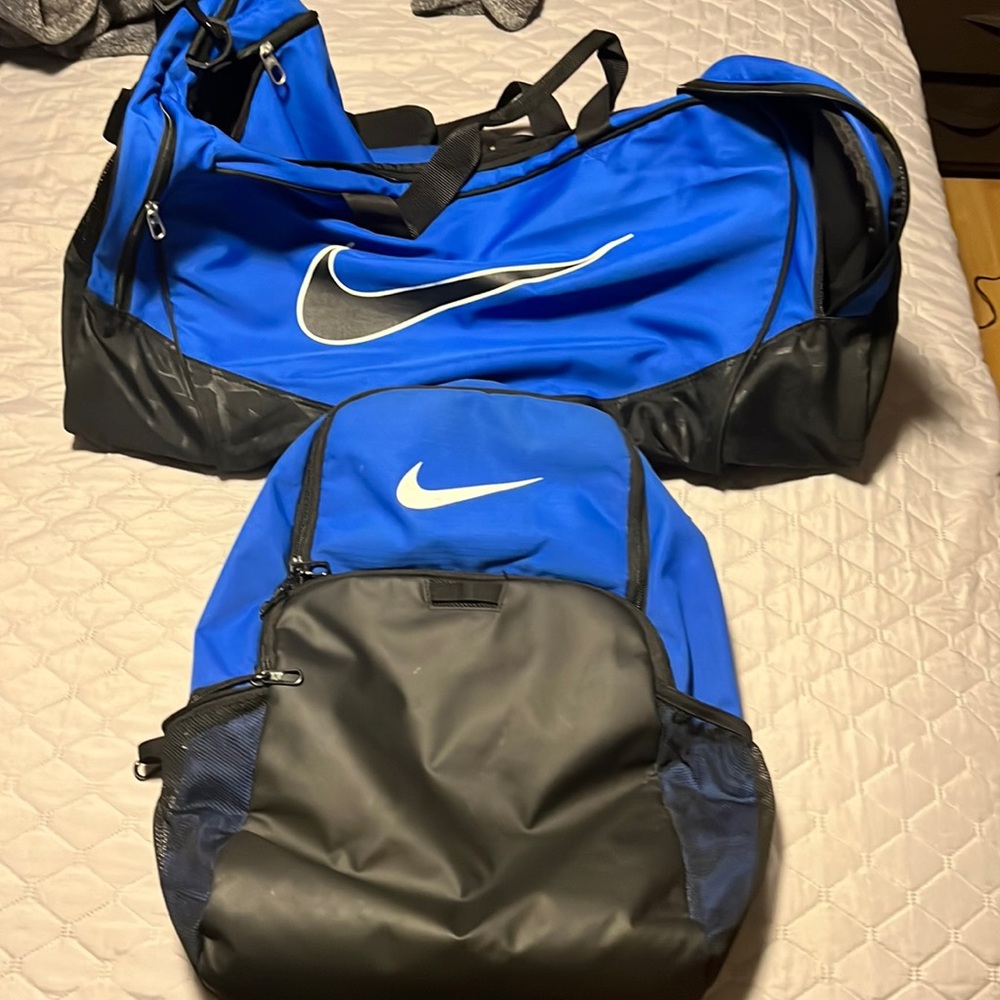Nike Backpack and matching gym bag